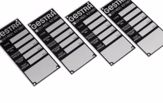 laser engraved aluminum nameplates
