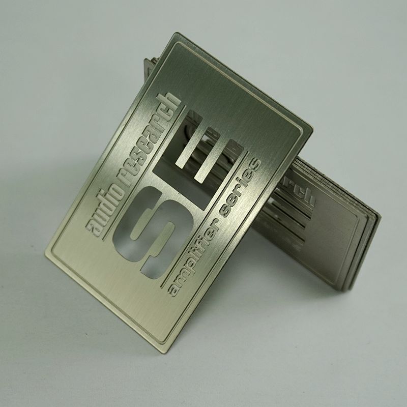 stainless steel nameplate engraving