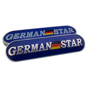 aluminum logo plates