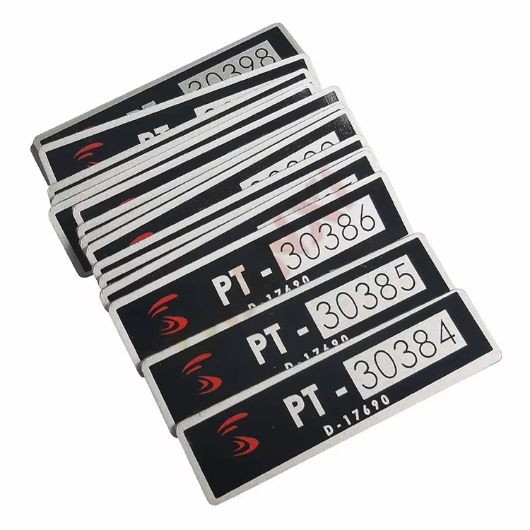 metal identification tags for equipment