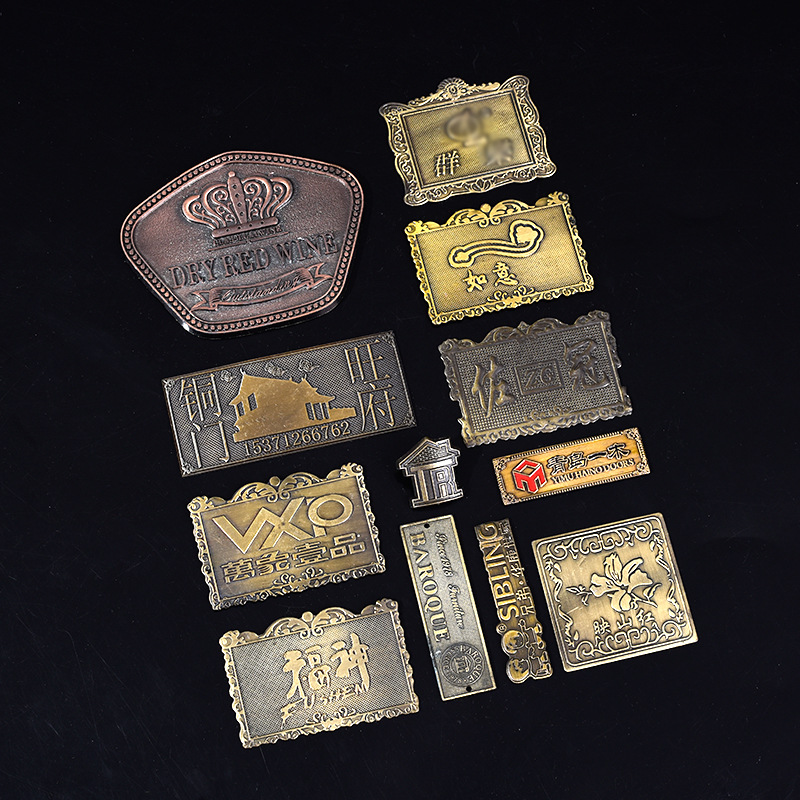 solid brass name plates