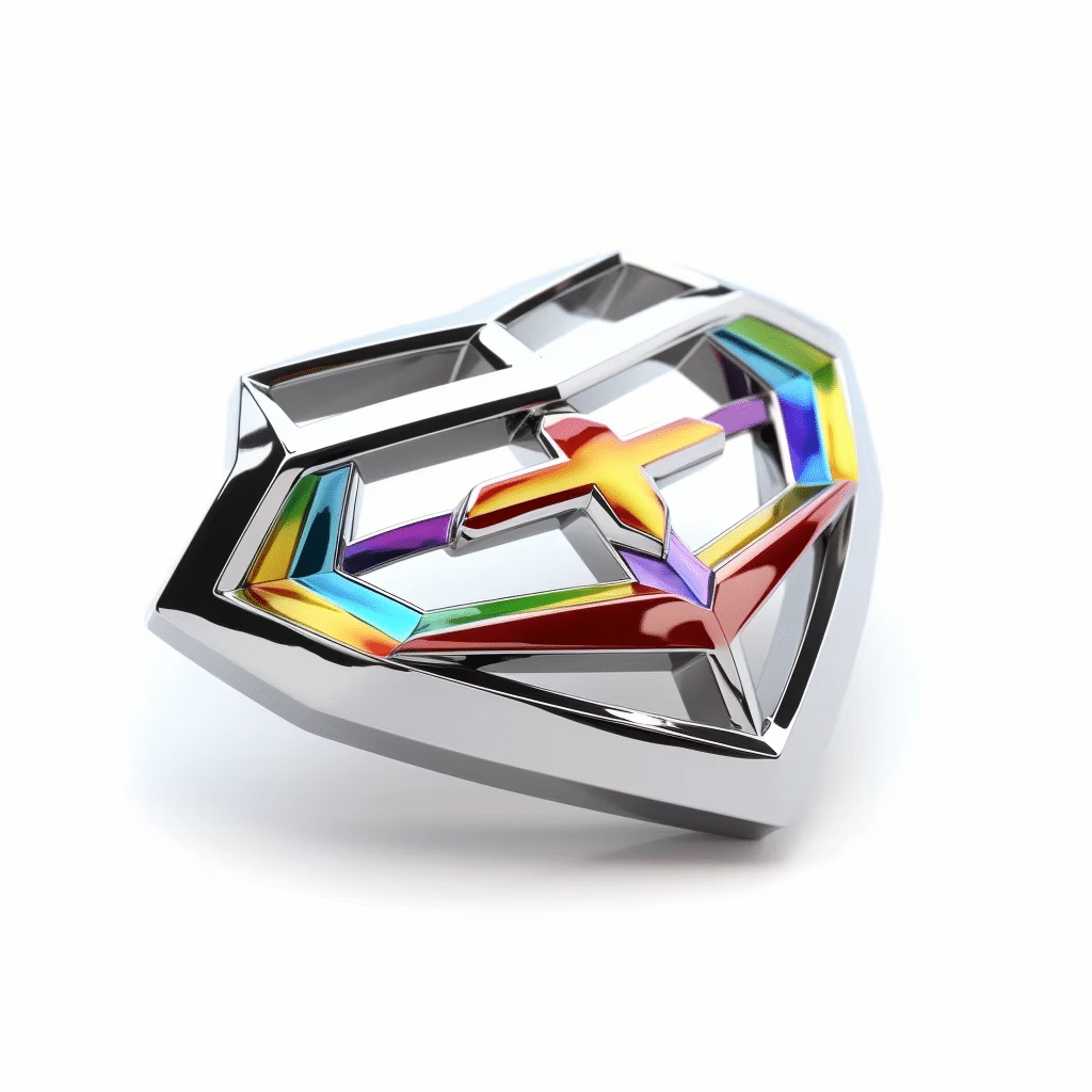 custom plastic logo emblems