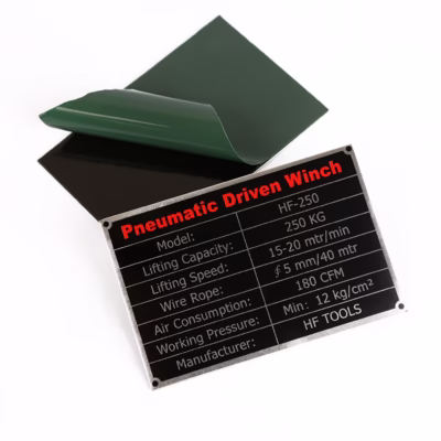 anodized aluminum name plates