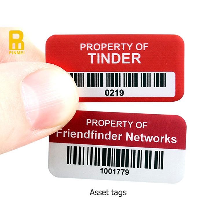 custom aluminum asset tags