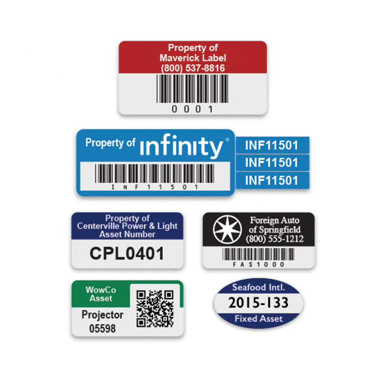 aluminium asset labels aluminium asset labels