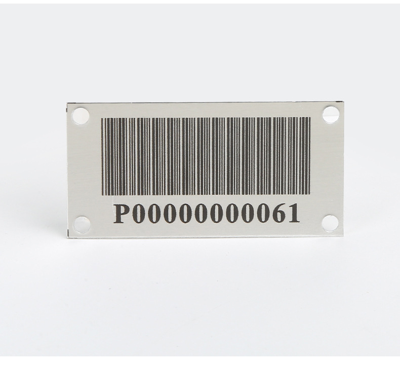 stainless steel barcode labels