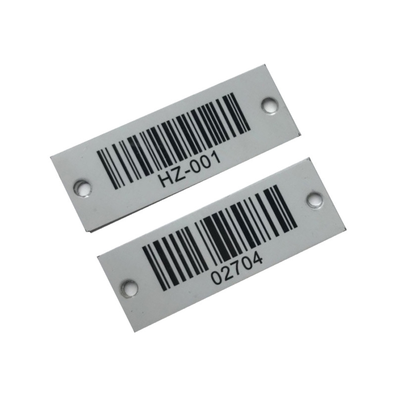aluminum barcode tags