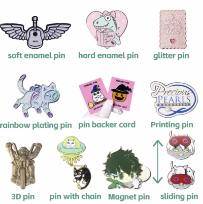 custom metal pin badges