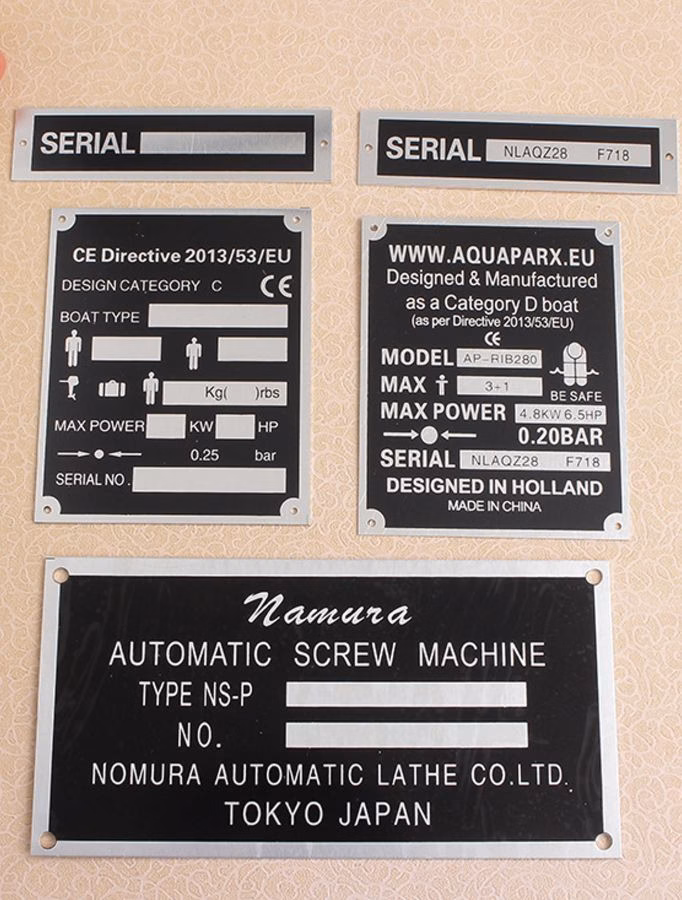 aluminum equipment tags aluminum equipment tags