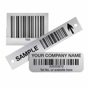 metal barcode labels