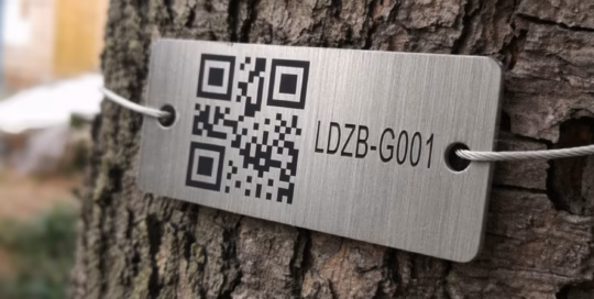 custom metal tree tags